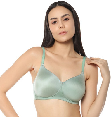Amante Women T-Shirt Lightly Padded Bra(Green)