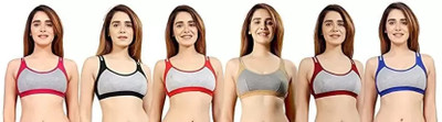 Inner Joy Women Everyday Non Padded Bra(Multicolor)