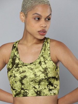 HRX by Hrithik Roshan Women Sports Lightly Padded Bra(Dark Green)