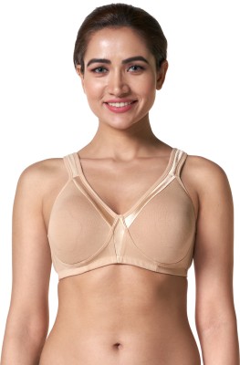 Blossom COVER AND HOLD BRA Women Everyday Non Padded Bra(Beige)