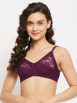 Clovia Women Full Coverage Non Padded Bra(Purple)