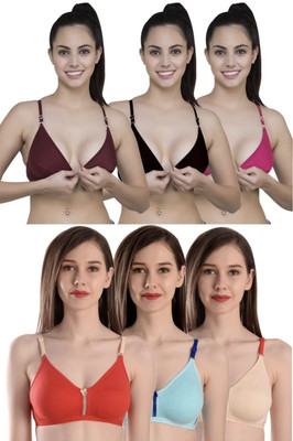 Lemalt Women Push-up Non Padded Bra(Multicolor)