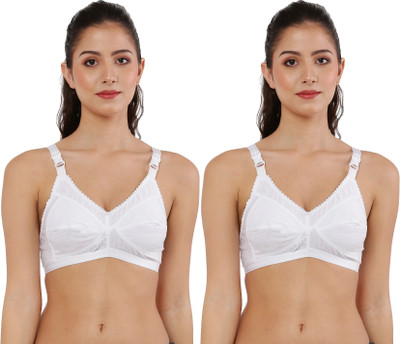 Extoes Women Everyday Non Padded Bra(White)