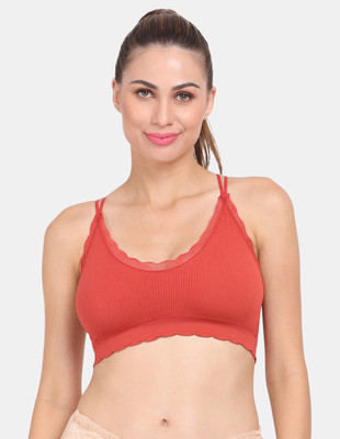 AMOUR SECRET Women Sports Lightly Padded Bra(Orange)
