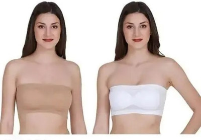 Mehiraafashion TUBE MODEL BRA Women Bandeau/Tube Non Padded Bra(Multicolor)