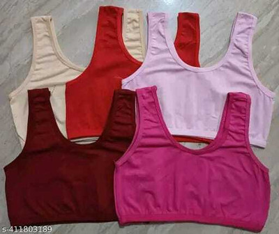 Mishti Fashion Pack 03 Air Bra Women Sports Non Padded Bra(Multicolor)