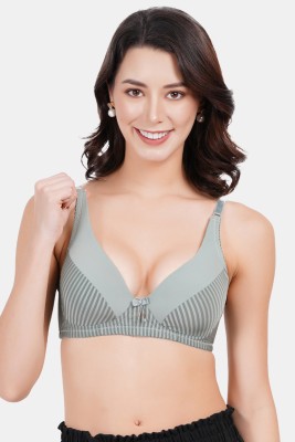 AMOUR SECRET Women T-Shirt Lightly Padded Bra(Green)