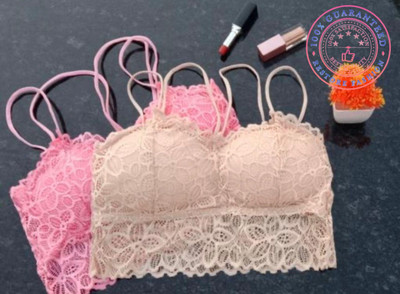 Restore Fashion Sports Bras for Women Elegant Lace Wireless Yoga and Running Women Bralette Lightly Padded Bra(Multicolor)