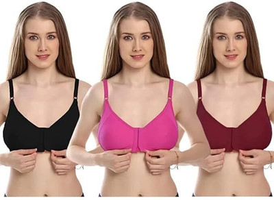Satnam Fashion Hub Women Everyday Non Padded Bra(Multicolor)