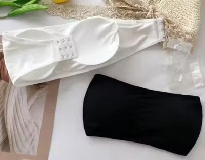 PreetyMore Pack of 2 Women Everyday Lightly Padded Bra (Black & WHITE) Women Full Coverage Lightly Padded Bra(Black, White)