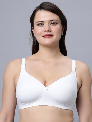 FiveFlag Women Push-up Lightly Padded Bra(White)