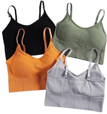 Paradise Style 646 Women Sports Lightly Padded Bra(Green)