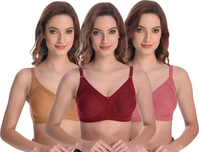Q SHE Women Everyday Non Padded Bra(Multicolor)