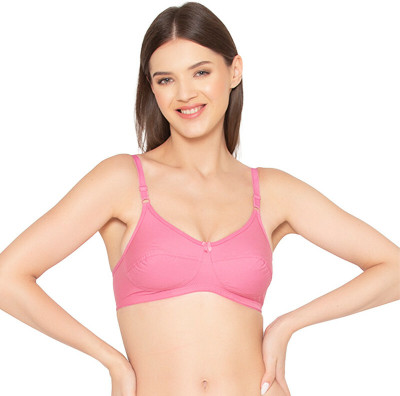 Groversons Paris Beauty Women Full Coverage Non Padded Bra(Maroon)