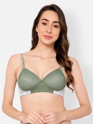 Clovia Women T-Shirt Lightly Padded Bra(Grey)