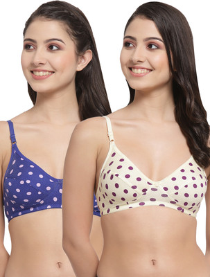 Docare YummyMino Women Everyday Non Padded Bra(Yellow, Blue)