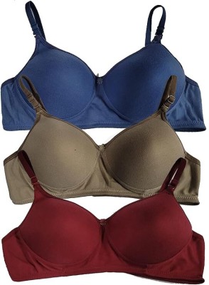 Hothy Padded Bra Women Push-up Lightly Padded Bra(Multicolor)