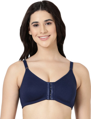 Blossom FORE FRONT BRA Women Full Coverage Non Padded Bra(Dark Blue)