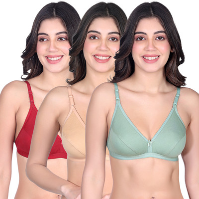 SKDREAMS Women Everyday Non Padded Bra(Multicolor)