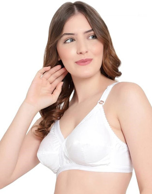 DILSOZ DILSOZ Women Full Coverage Non Padded Bra(White)