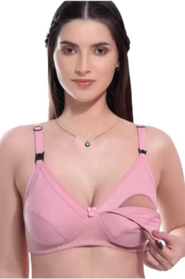BoLeeM Women Full Coverage Non Padded Bra(Pink)