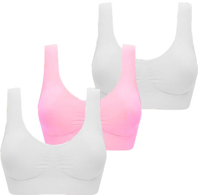 Havenhues Women Sports Non Padded Bra(Multicolor)