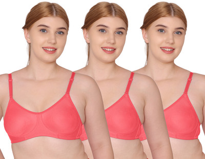 KOMLI Women Training/Beginners Non Padded Bra(Orange)