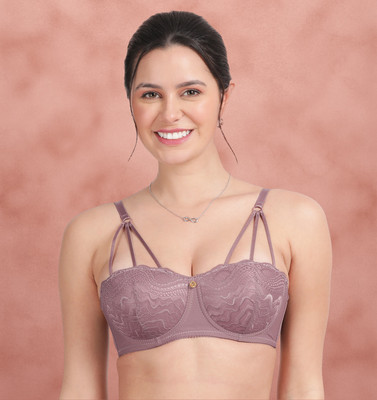 Susie Women Balconette Lightly Padded Bra(Pink)