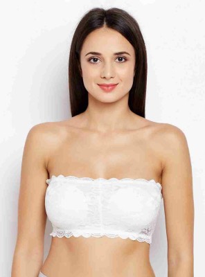 platinumbra Women Bandeau/Tube Lightly Padded Bra(White)