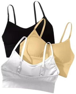ZALPAL ENTERPRISE ActiveCurve Stylish Sports Bra Women Sports Lightly Padded Bra(Beige)