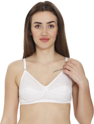 ilraso Women T-Shirt Non Padded Bra(White)