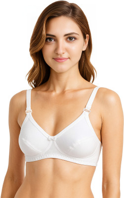 Salsa H-01 Women Full Coverage Non Padded Bra(White)