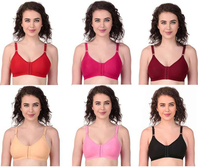 Khyatam creation Women Maternity/Nursing Non Padded Bra(Multicolor)