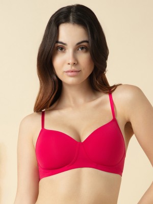 VAN HEUSEN Women T-Shirt Lightly Padded Bra(Red)