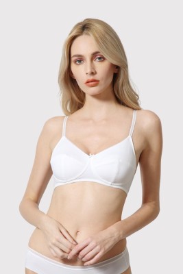 VAN HEUSEN Antibacterial And Non Padded Women Full Coverage Lightly Padded Bra(White)