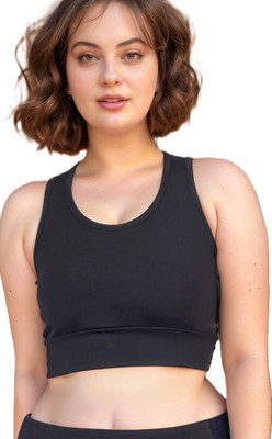 BlueFicus sports bra Women Sports Non Padded Bra(Black)