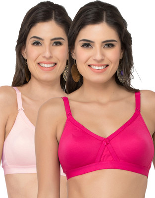 COLLEGE GIRL CG1304 Women Minimizer Lightly Padded Bra(Pink, Pink)
