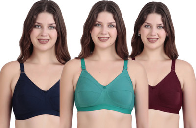 Winsure Full coverage heavy bust Premium Net bra Women Full Coverage Non Padded Bra(Multicolor)