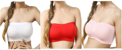 Blue fashion Women Tube Non Padded Bra Women Bandeau/Tube Non Padded Bra(Multicolor)