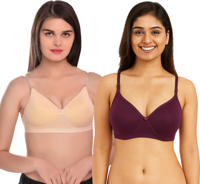 Rahul Trading Padded Bra For Women Women Everyday Lightly Padded Bra(Multicolor)
