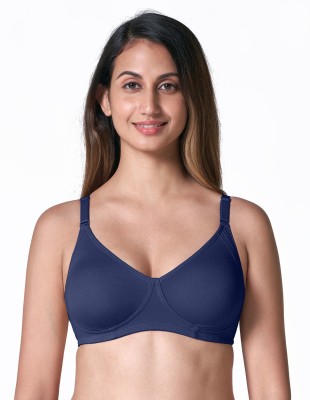 Blossom Women Full Coverage Non Padded Bra(Blue)