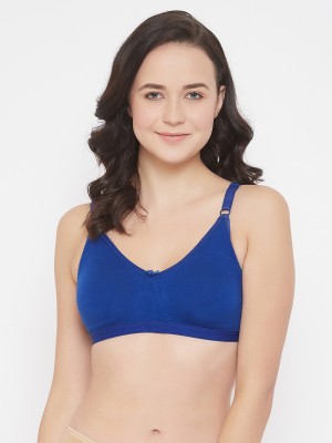 Clovia Women T-Shirt Non Padded Bra(Blue)