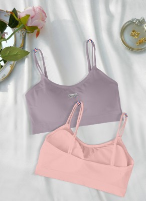 NAGARVEL CREATION 2122-PURPLE-L.PINK-P02-34 Women Everyday Lightly Padded Bra(Pink)