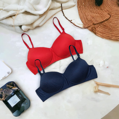 Prizana Women Push-up Lightly Padded Bra(Multicolor)