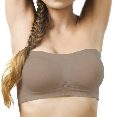 Awasthi Traders Women Bandeau/Tube Non Padded Bra(Black)