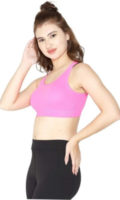 BRANKLY URJA Women Cami Bra Lightly Padded Bra(Pink)