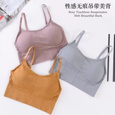 Mr Laduji Unique Design Women T-Shirt Lightly Padded Bra(Brown, Grey, Yellow)