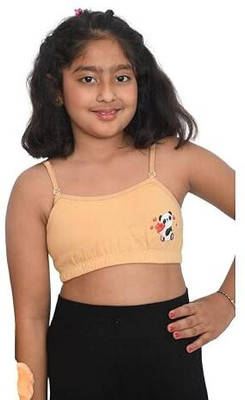 Suno Chanda Girls Training/Beginners Non Padded Bra(Green)