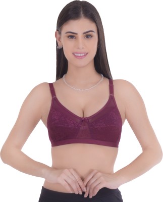 Bingo Full Coverage non padded bra Women Full Coverage Non Padded Bra(Maroon)