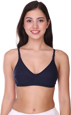 pooja ragenee Women T-Shirt Non Padded Bra(Dark Blue)